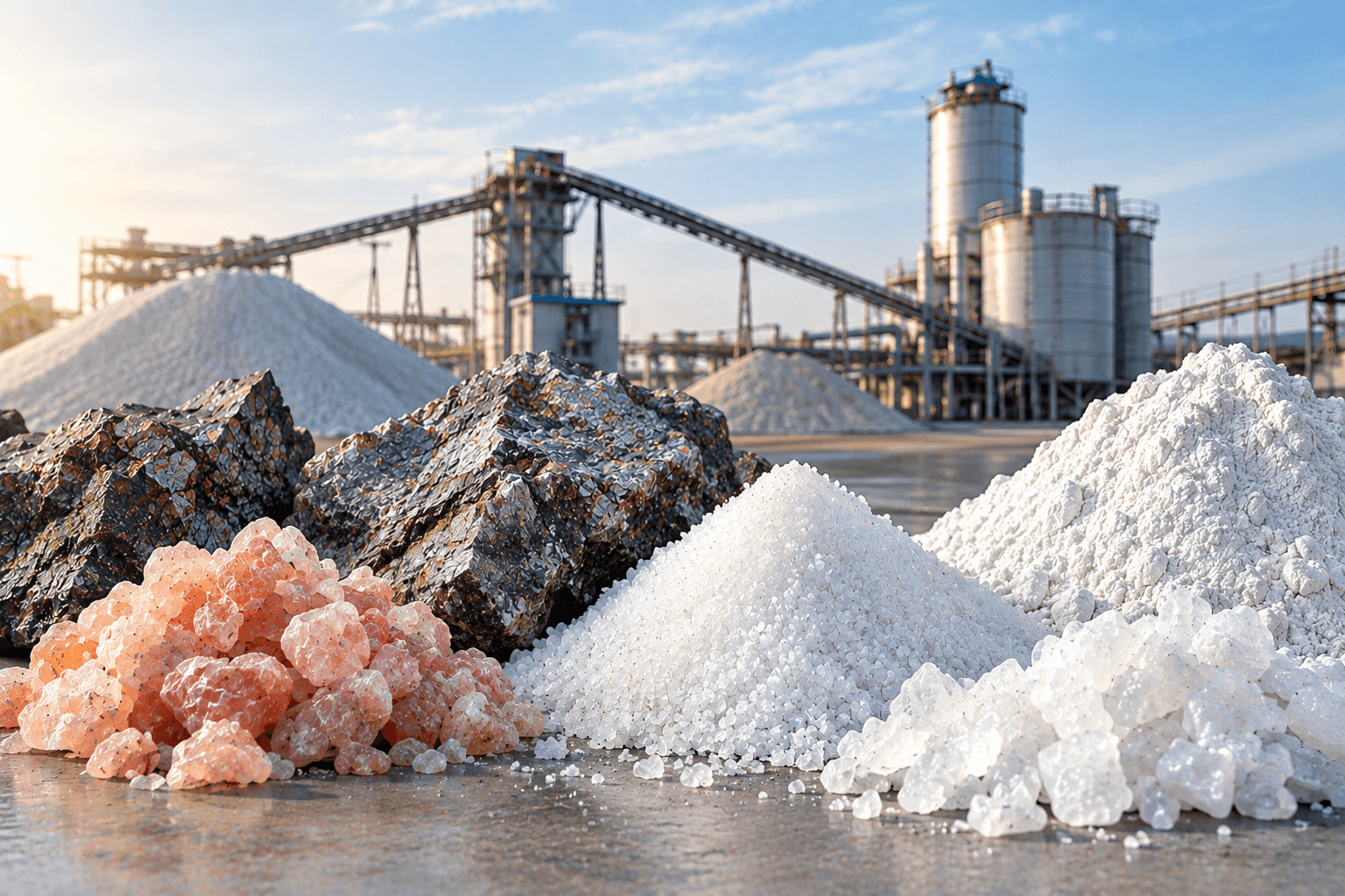 Industrial Salts, Minerals & Alkalis