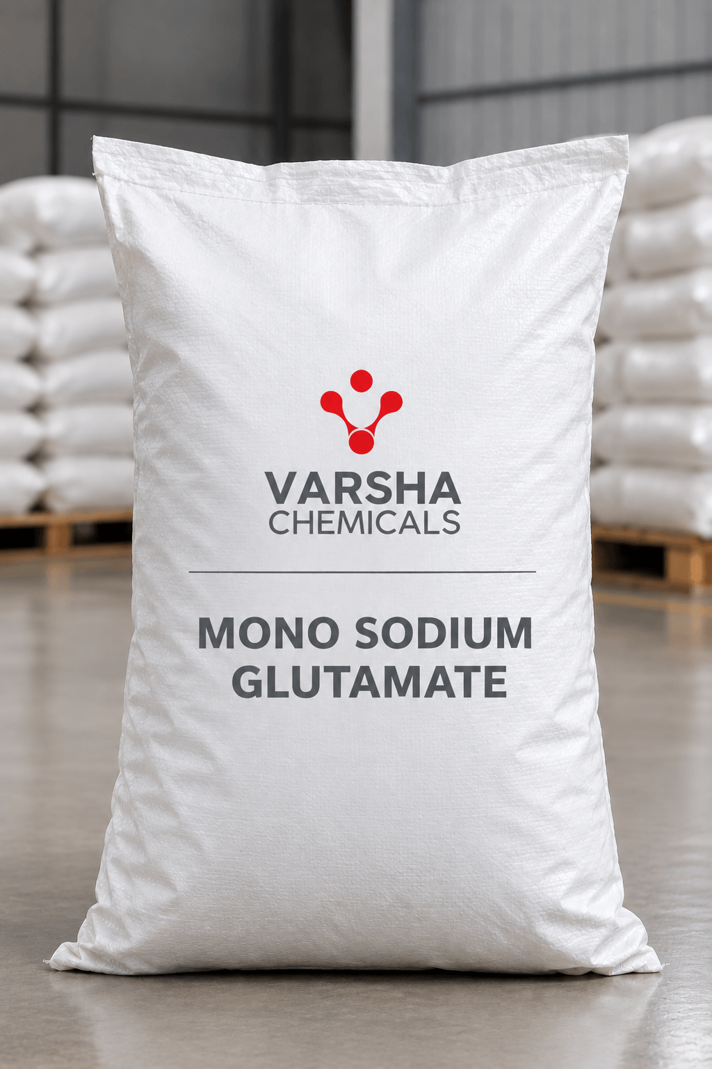 Mono Sodium Glutamate product packaging from Varsha Chemicals, Belagavi