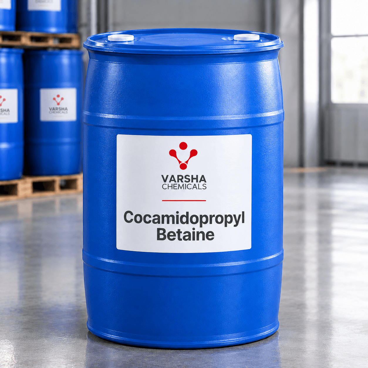 CAPB (Cocamidopropyl Betaine) product packaging from Varsha Chemicals, Belagavi
