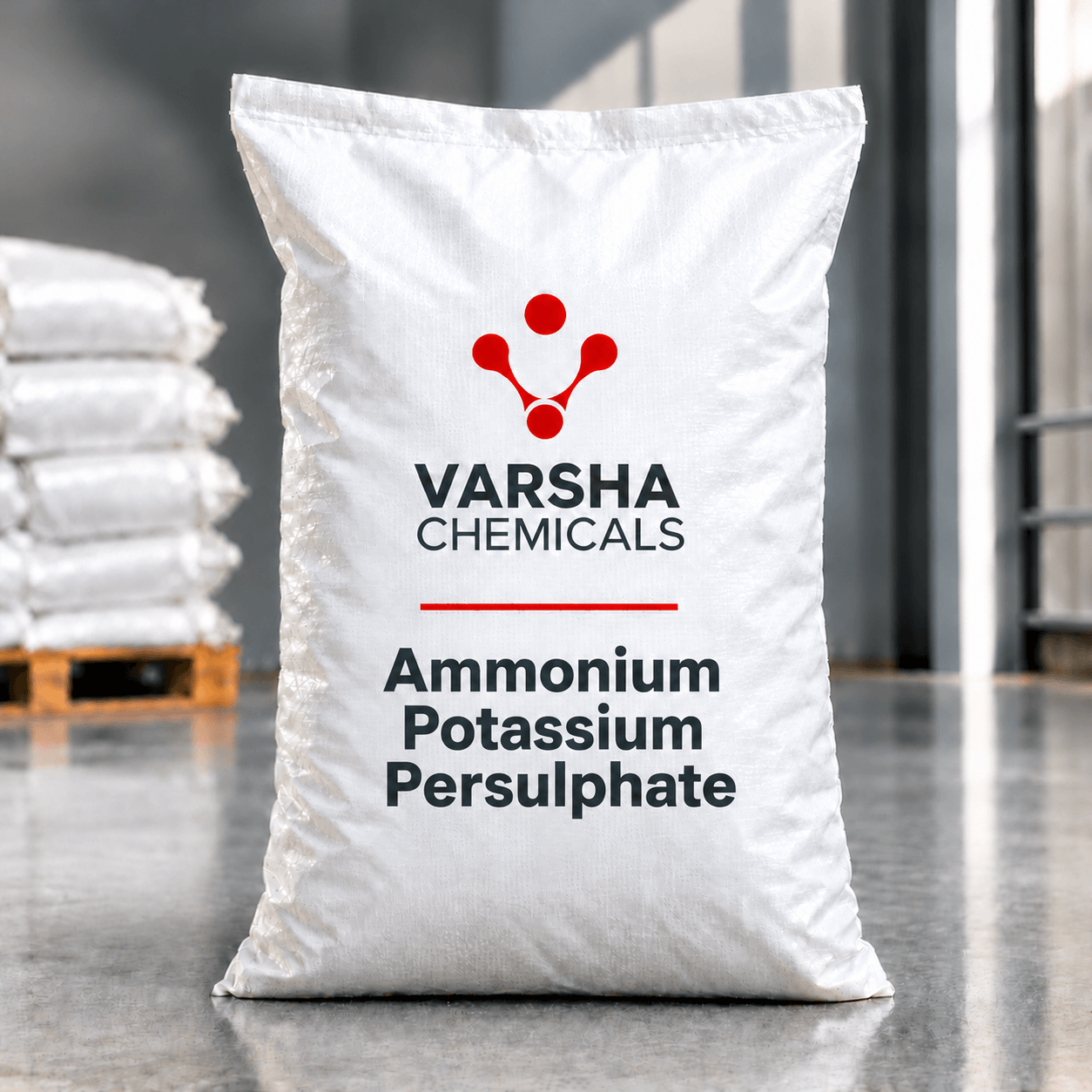 Ammonium Potassium Persulphate product packaging from Varsha Chemicals, Belagavi