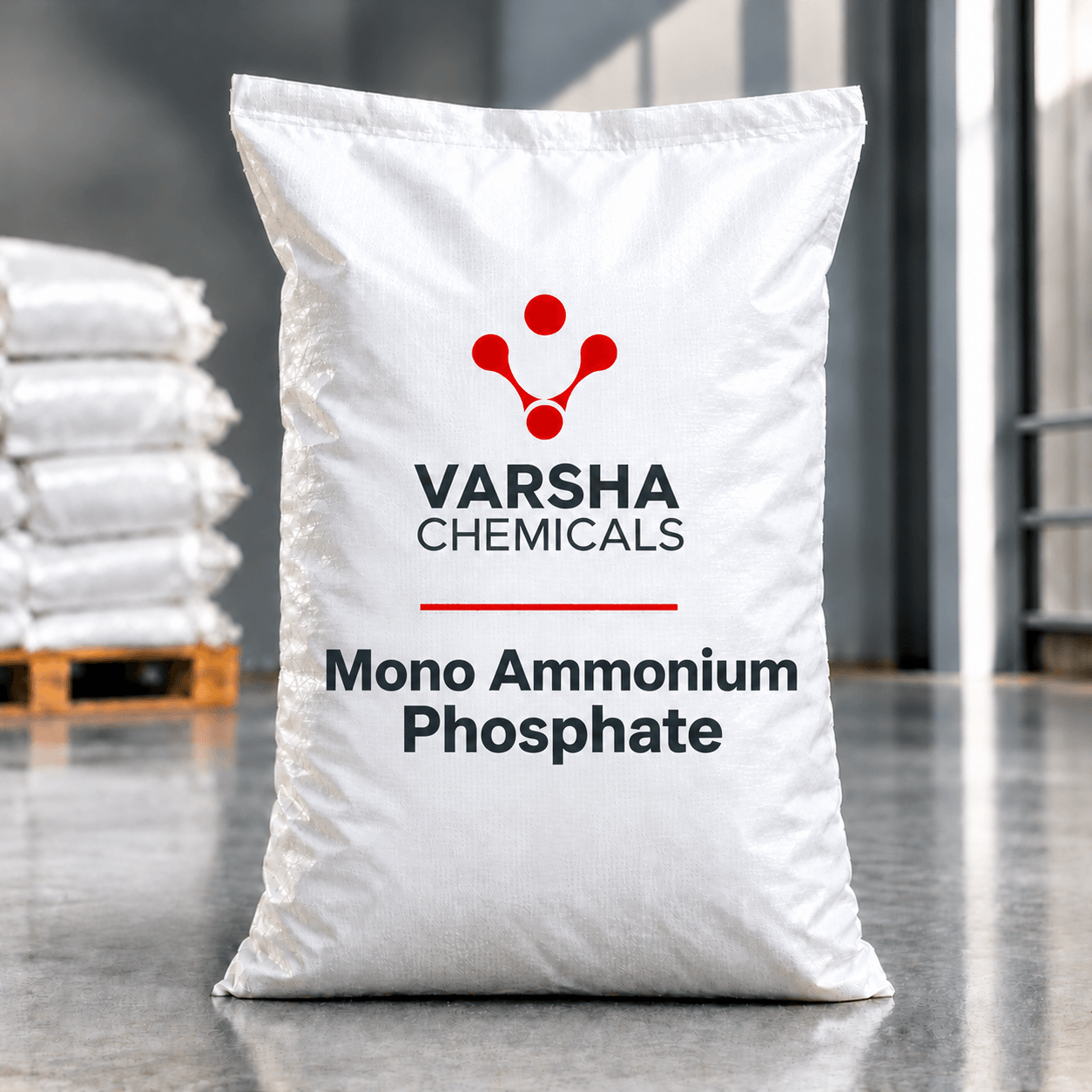 Mono Ammonium Phosphate (MAP) product packaging from Varsha Chemicals, Belagavi
