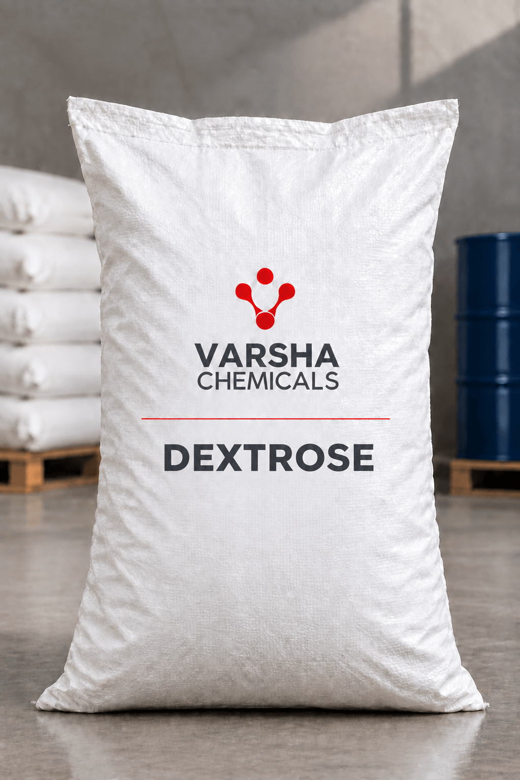 Dextrose product packaging from Varsha Chemicals, Belagavi