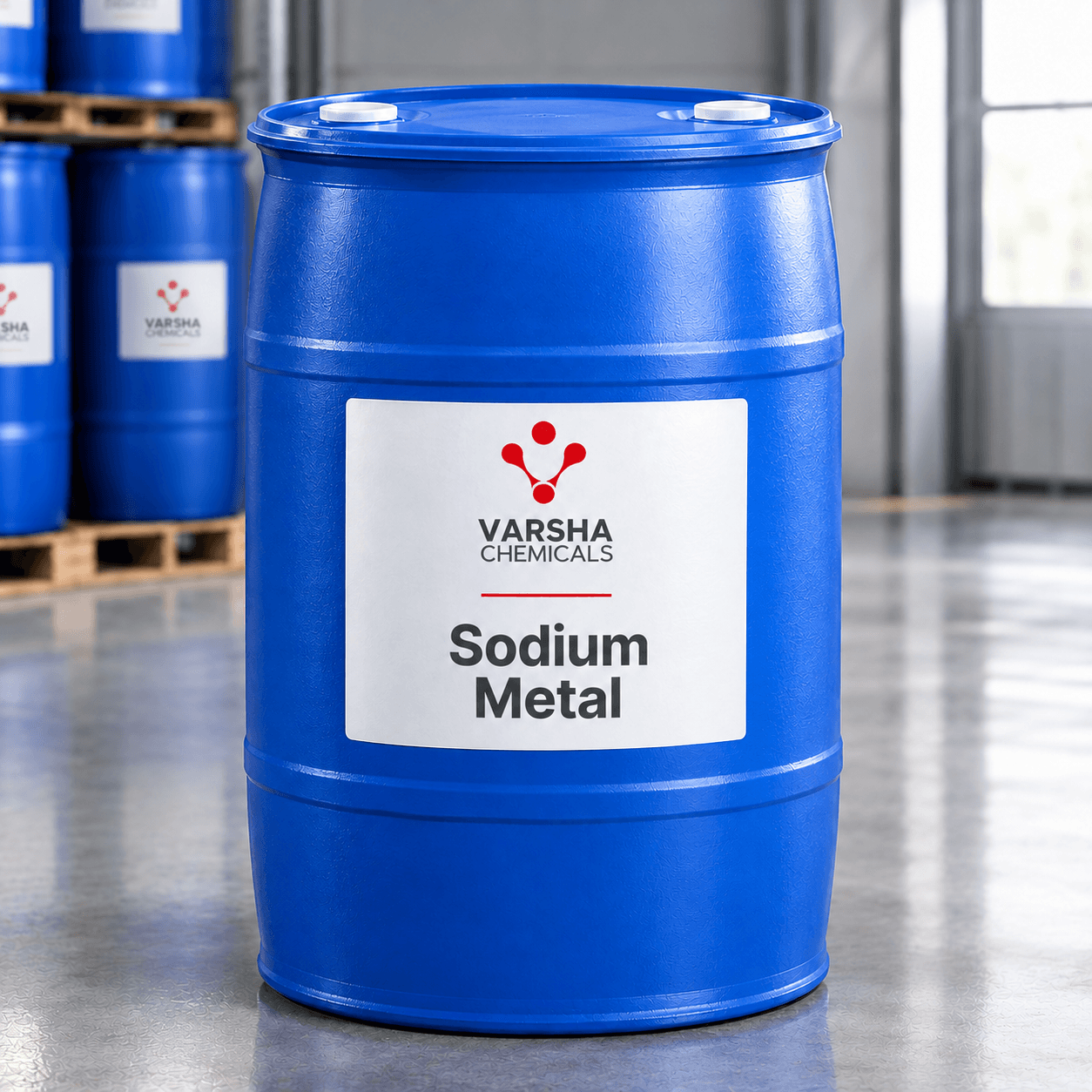 Sodium Metal product packaging from Varsha Chemicals, Belagavi